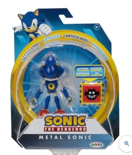 Image of Sonic The Hedgehog 4" Articulated Action Figure Collection (Choose Figure) (Metal Sonic)
