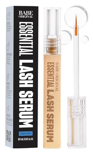 Image of Babe Original Lash Serum - Fuller & Longer Looking Eyelashes, Advanced Lash Enhancing Treatment for Natural Lashes, Extensions & Eyebrows, Vegan & Cruelty-Free