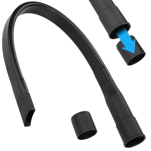 Image of Hejo Extra Long Flexible Crevice Tool, for Hoover Nozzle with 35/32mm Connection, Universal for Hoover Crevice Tool for All Vacuum Cleaner (Black)