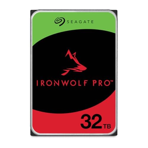 Image of Seagate IronWolf Pro 32TB, NAS internal hard drive, 3.5", 7200 U/Min, CMR, 512 MB Cache, SATA 6 GB/S, Data Rescue Service (ST32000NT00)