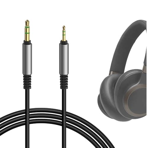 Image of GEEKRIA Audio Cable Compatible with JBL Tune 770NC/760NC/720BT/660NC, Live 660NC/650BTNC Headphones, 3.5mm to 2.5mm Replacement Stereo Cord (5.6 ft/1.7 m)