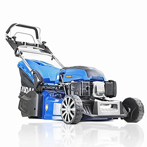 Image of Hyundai 19"/48cm 139cc Self-propelled Petrol Roller Lawnmower, 5 Adjustable Cutting Heights, 70l Grass Collector Bag, Foldable Handles, 3 Year Warranty
