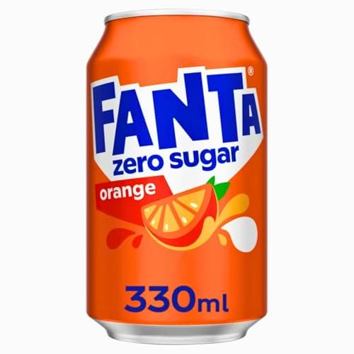 Image of Fanta Can Orange Zero 330 ml (Pack of 24)