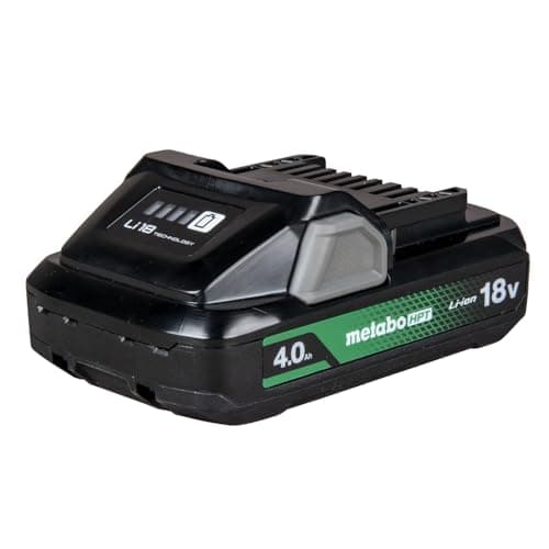 Image of Metabo HPT Battery | 18V - 4.0Ah Lithium Ion | 4-Stage Fuel Gauge | for use in 18 Volt Slide-type Power Tools | 378681M