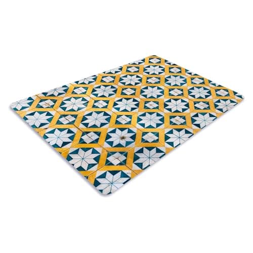 Image of Pagnanno. Chopping Board-Catering Cutting Set-Kitchen Board-Glass Worktop Savers-Sink Chopping Board-Large-Worktop Protectors Heat Resistant-Marble Effect Grey (Design 15, 40 x 30 cm (Pack of 1))