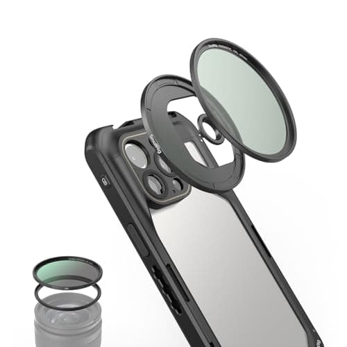 Image of SMALLRIG 67mm Magnetic Circular Polarizer Filter Including 67mm Threaded and T-mount Filter Adapter, Magnetic CPL Kit with Waterproof Scratch Resistant - 4728
