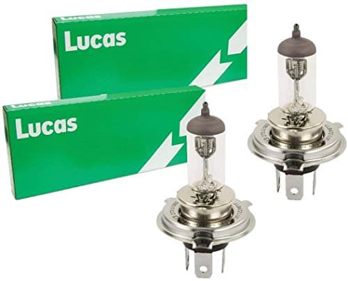 Image of UKB4C 2 x Lucas LLB472 / 472 H4 12V 60/55W P43t halogen headlight bulb