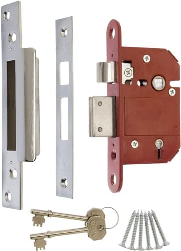 Image of ERA Fortress 5 Lever Mortice Sashlock - (British Standard) - 3" Brass Sashlock