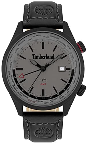 Image of Timberland Malden Mens Analogue Quartz Watch with Leather Bracelet 15942JSB-13