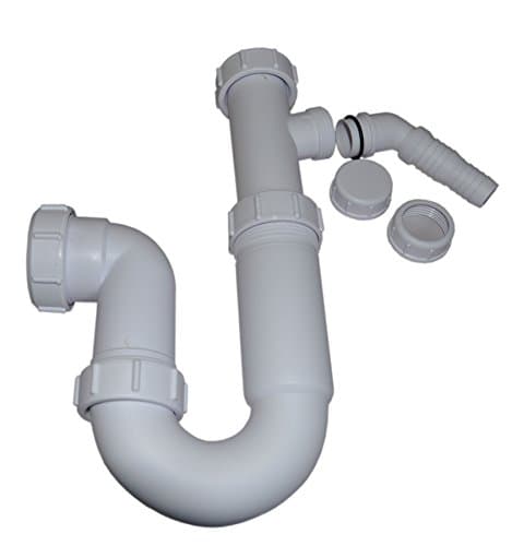 Image of 40mm Single Nozzle Appliance Trap - 76mm Seal (Washing Machine Trap/Appliance Trap/Dishwasher Trap)
