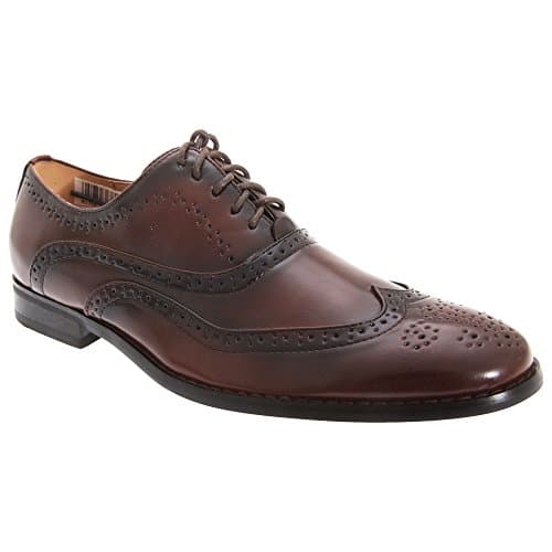 Image of 5 Eye Brogue Oxford Shoe - Brown - Brown - size UK Mens Size 8