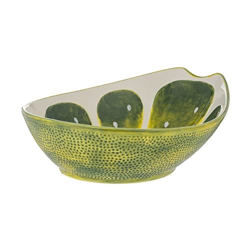 Image of Typhoon World Foods Lime Oval Bowl (H 9.5 x W 27.5 x D 22 cm)