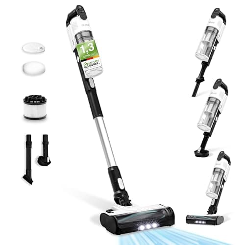 Image of Levoit Vacuum Cleaner Cordless, Anti Hair Wrap Design, 2 in 1 Handheld Stick Lightweight Cleaner, Up to 50 Mins, Easy-Clean Dust Cup, for Hardwood Floor Car Pet Hair LSV-V201-WUK