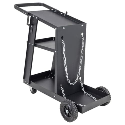 Image of SIP Welding Cart, 3 Tier Heavy Duty Trolley for Welding Gas Cylinder and Welder Machine