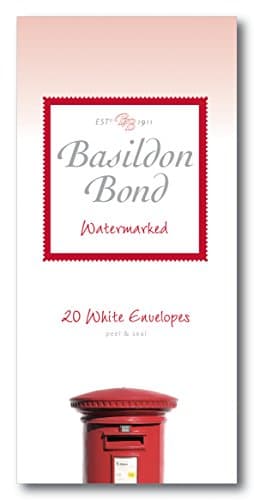 Image of Basildon Bond P4TO 89 x 187 mm Peel and Seal Envelope - White (Pack of 20),100080068