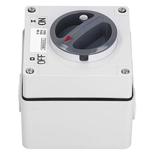 Image of Walfront 500V Outdoor Rotary Switch 3P32A IP66 Waterproof ON-Off 2 Position Industrial Grade Electrical Switch