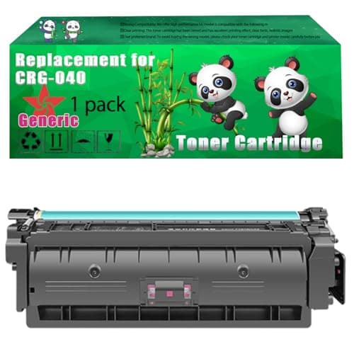 Image of Replacement CRG-040 Toner Cartridge Compatible for Canon i-SENSYS LBP-710Cx LBP-712Cx Printers, Up to 6300 Pages, Vivid Colors, Contains Chip (1 Pack Magenta)