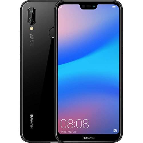 Image of HUAWEI P20 Lite 5.84 "FHD + Display, Unlocked 4G LTE Dual SIM gsm Smartphone Factory Ane-LX3 - International Model - No 32GB + 4GB RAM Midnight Black