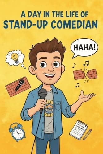 Image of A Day In Life Of Stand-up Comedian : Career Book For Kids Ages 6-8 (Career Books for Kids: A Day in the Life Series 28)