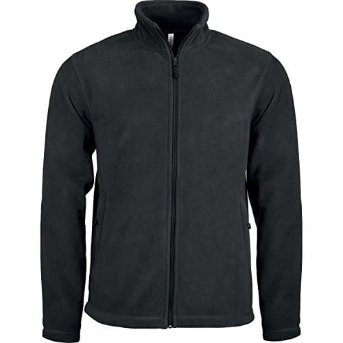 Image of Kariban Mens Full Zip Anti Pill Microfleece Jacket (XL) (Black)