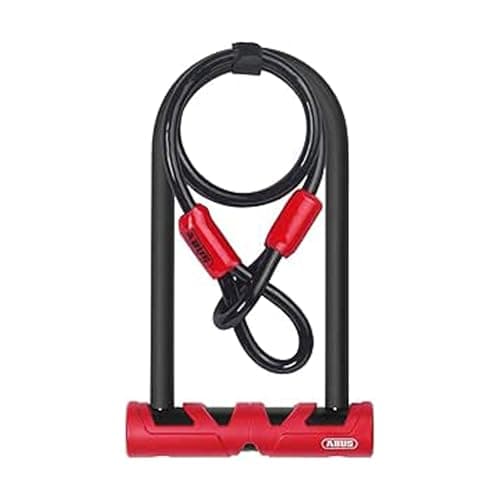 Image of ABUS Ultimate 420 U-lock + USH holder + Cobra 10/120 security cable - Bike lock set - security level 12 - Black/Red