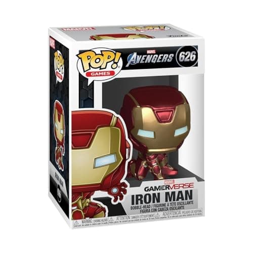 Image of Funko POP! Marvel: Avengers Game - Iron Man - Stark Tech Suit - Collectable Vinyl Figure - Gift Idea - Official Merchandise - Toys for Kids & Adults - Model Figure for Collectors
