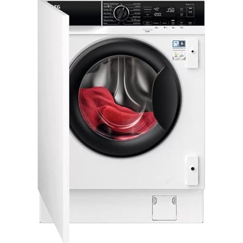 Image of 8000 PowerCare Built-in Washer Dryer, 8kg Wash/4kg Dry, 1551 RPM, Heat Pump Technology