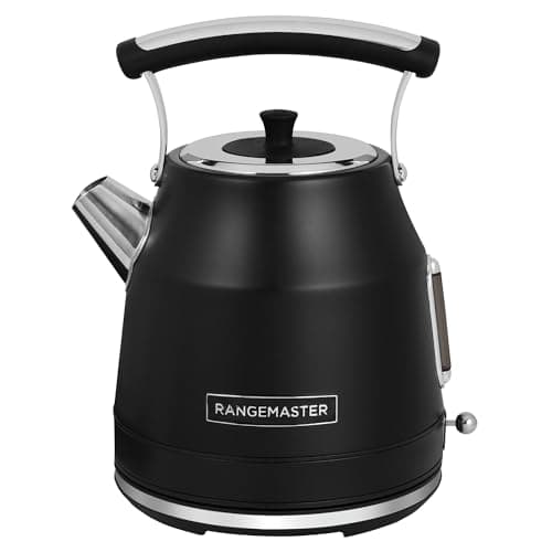 Image of Rangemaster RMCLDK301BK Classic Kettle with Quiet Boil Technology, 1.7L Capacity and 3kW of Power in Matt Black