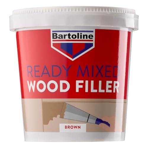 Image of Bartoline Ready Mixed Wood Filler Brown 1 Kg – Durable & Easy-to-Use Filler for Interior & Exterior Wood Repairs