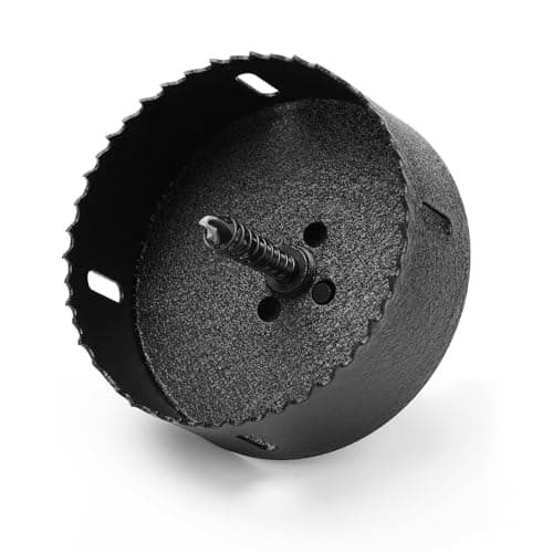 Image of HSAWBIT HSS Bi-Metal 105mm Hole Saw, M42 Fast Cut Extra Cobalt Hole Cutter 40mm Cutting Depth, For Stainless Mild Sheet Wood Plastic Various Materials