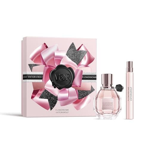 Image of Viktor & Rolf Flowerbomb Eau de Parfum 50ml Gift Set 2025 (Contains 50ml EDP and 10ml Travel Spray)