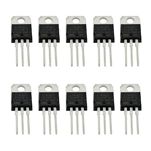 Image of 10PCS L7818CV L7818 1.5A 18V Three Terminal Voltage Regulator TO-220 Transistor