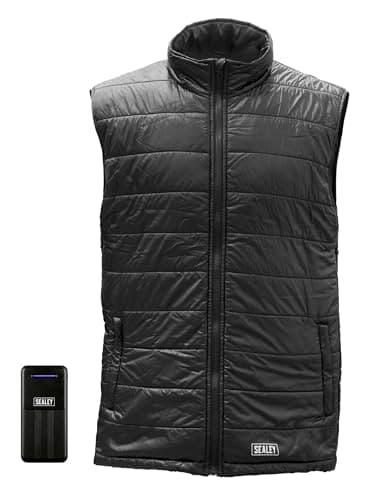 Image of Sealey 5V Heated Puffy Gilet - 44" to 52" Chest with Power Bank 10Ah - HG01KIT