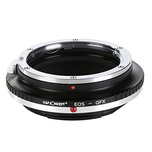 Image of K&F CONCEPT CL350 Lens Mount Adapter Canon EOS EF Lens Mount to GFX Mount Camera Body Made of Aluminum and Brass for GFX 50S Camera