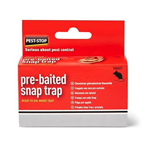 Image of Pest-Stop Pre-Baited Snap Trap for Indoor Use – Reusable Mice Catcher with Powerful Spring – Easy to Set & Clean – Safe Rodent Control