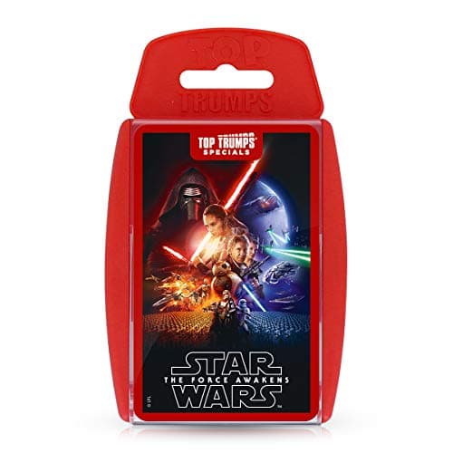 Image of Top Trumps Star Wars Episode VII The Force Awakens Specials Card Game, play with Chewbacca, Finn, Kylo Ren, The Resistance and Rey, educational gifts and toys for boys and girls aged 6 plus
