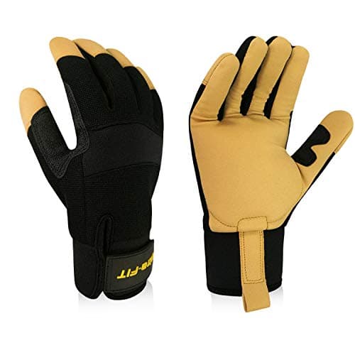 Image of Intra-FIT Professional Anti-Vibration Glove EN ISO 10819: 2013 / A1: 2019 & EN 388:2016 Certified, Reinforced Palm and Thumb, Ideal For Road Breakers, Sanders, Grinders and Chipping Hammers