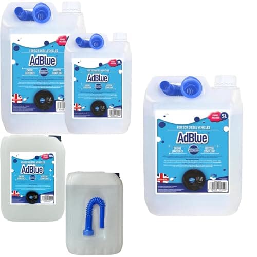 Image of AdBlue Makes & Models Complete With Easy To Pour Spout Preventing Spills (5 Litres, 4)