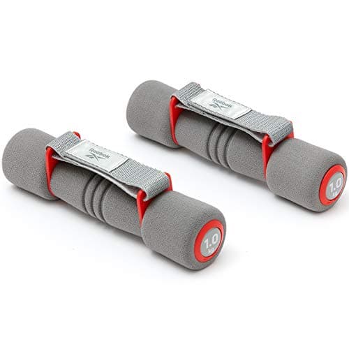 Image of Reebok Unisex's Soft Grip Dumbbells, Red, 1 kg