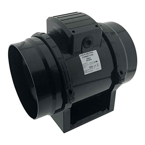Image of Manrose MF200S in-Line Mixed Flow Extractor Fan 200mm - Standard Version