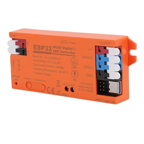 Image of ASHATA Energy Saving LED Strip Controller Built in Mic 15A Dynamic Lighting for Night Light PCT
