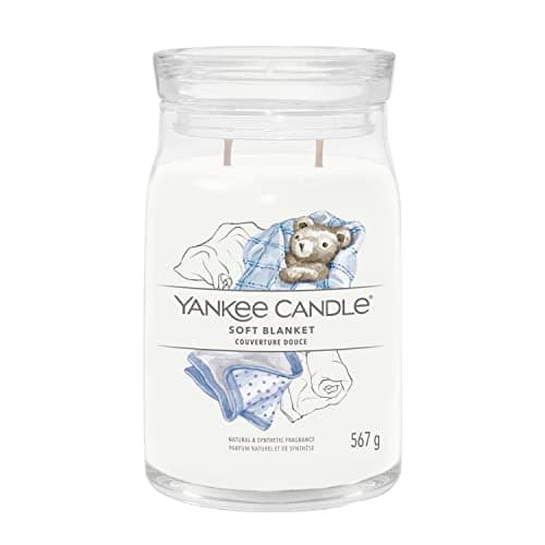 Image of Yankee Candle Signature Scented Candle | Soft Blanket Large Jar Candle with Double Wicks | Soy Wax Blend Long Burning Candle