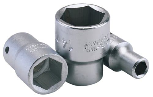 Image of Draper 11095 Elora Hexagon Socket, 1/4" Square Drive, 6mm