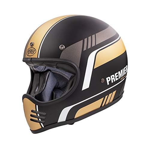 Image of Premier HELMET MX BL 19 BM,BLACK/GOLD,S