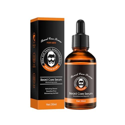 Image of Beard Serum Beard Oil For Men Beard Moisturizer & Conditioner Non-Greasy Men's Beard Care Serum for Softens, Smooths & Strengthens Beard Anti-Redness & Itchiness, 30ml