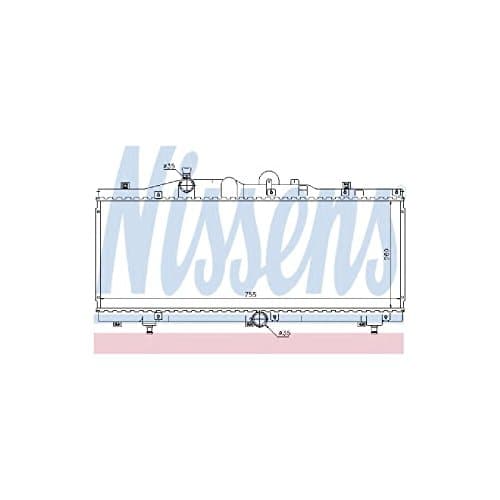 Image of Nissens 61671 Radiator, engine cooling