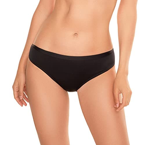Image of Vivisence 3001 Women's Bikini Briefs Smooth (Matching Top Available) - Made in EU, Black,12