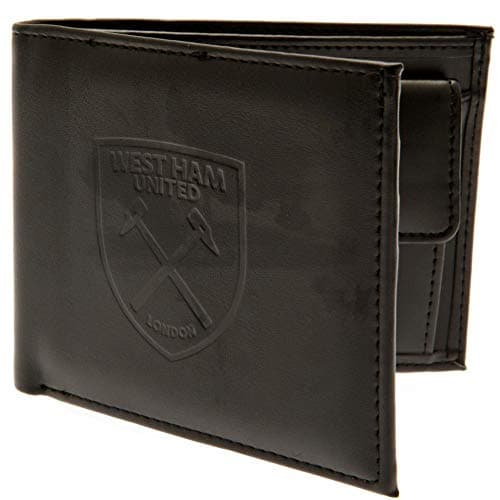 Image of West Ham United FC Debossed Wallet (One Size) (Brown)