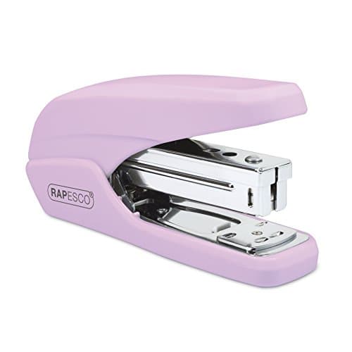 Image of Rapesco 1339 X5-25ps Less Effort Stapler, 25 Sheet Capacity, Candy Pink