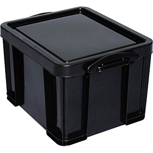 Image of Really Useful 35 Litre Recycled Box Black 35BKR